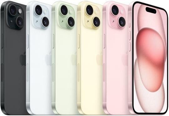 Apple iPhone 15 Colours