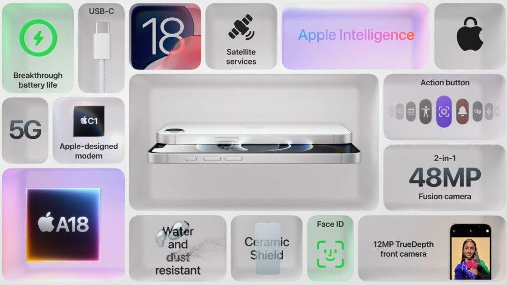 iPhone 16e features