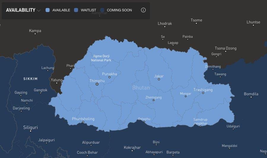 Starlink Bhutan