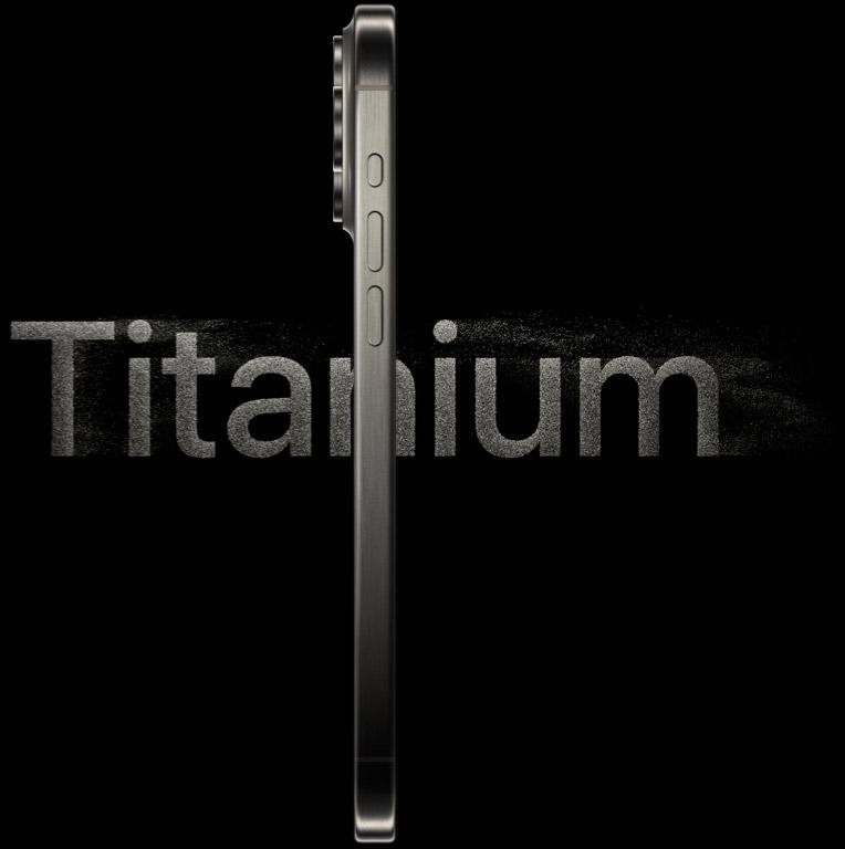 iPhone 15 Pro titanium design