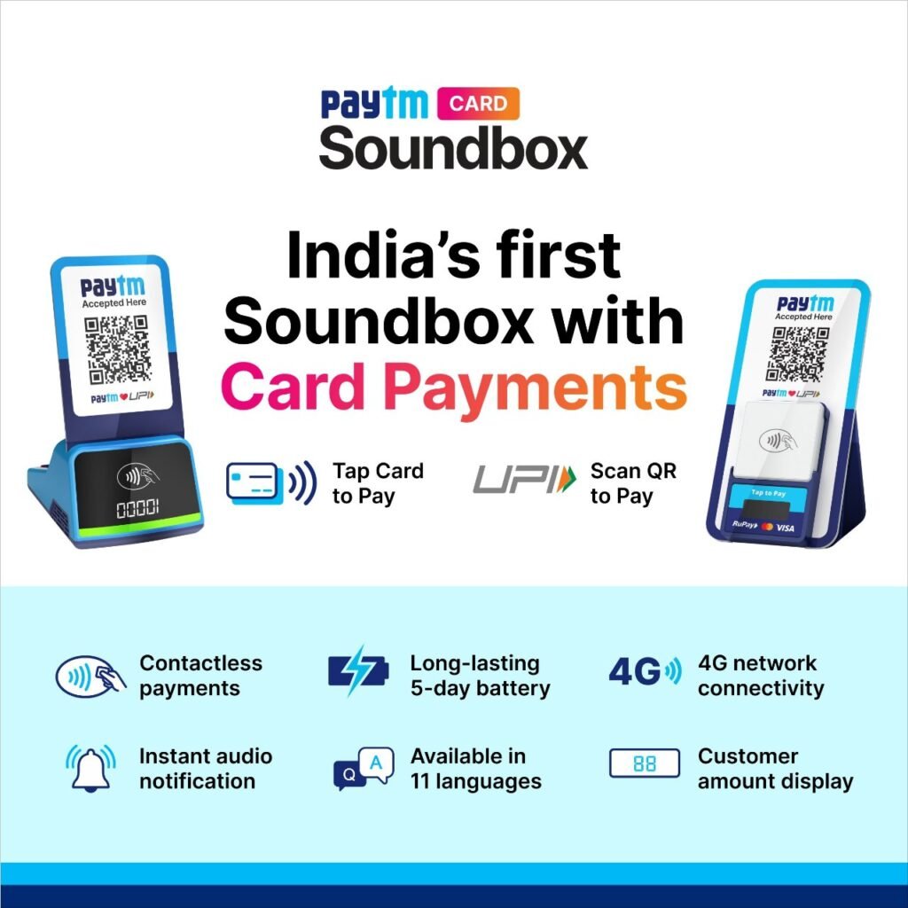 Paytm card soundbox